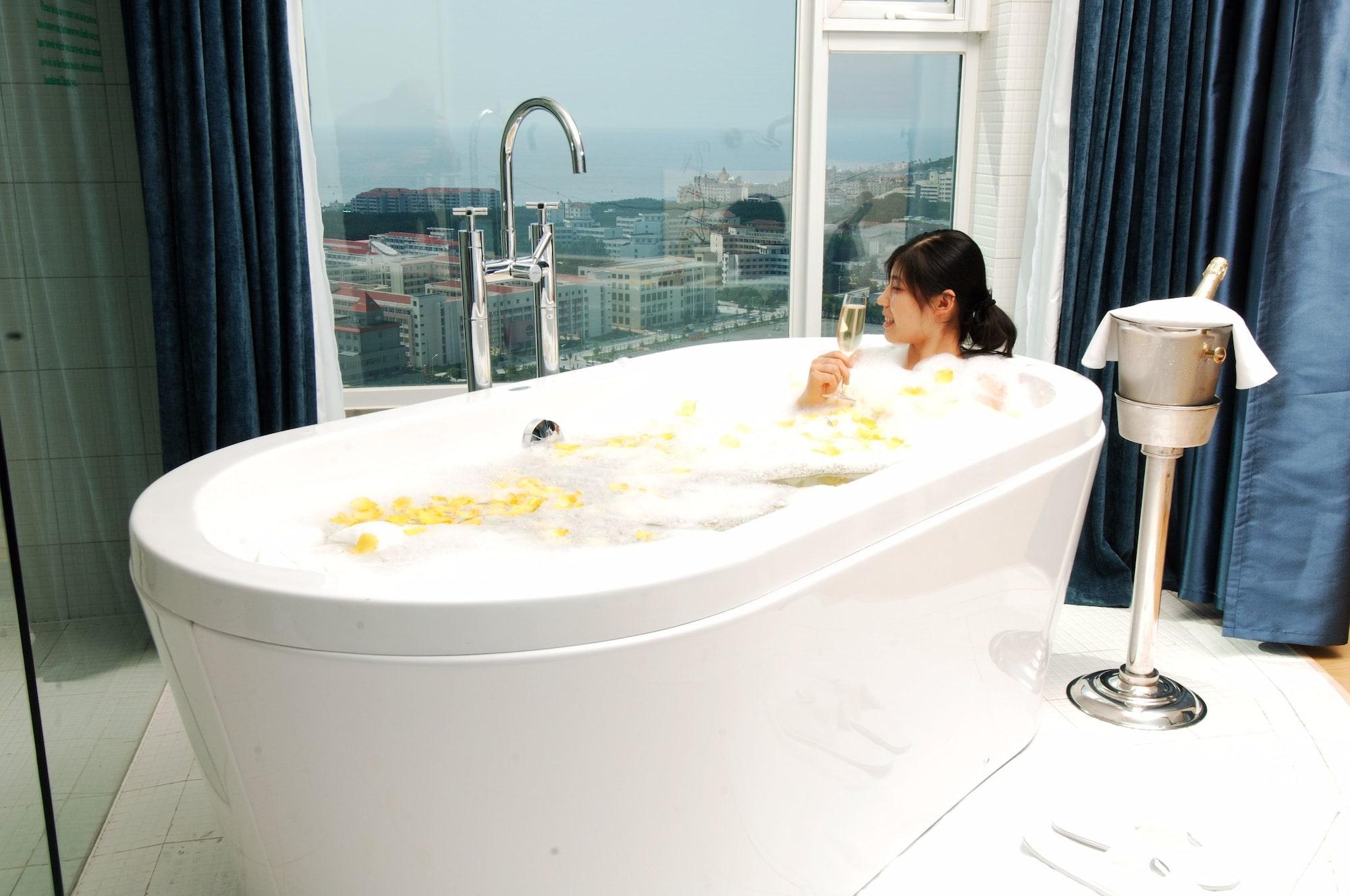 Weihai Haiyue Jianguo Hotel Eksteriør bilde