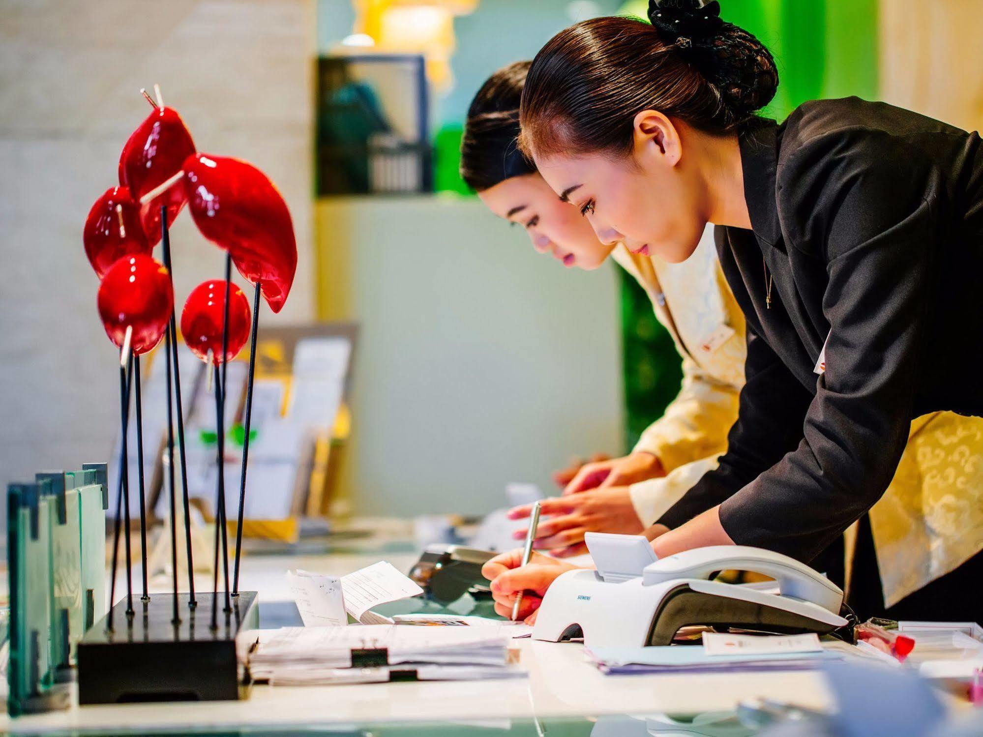 Weihai Haiyue Jianguo Hotel Eksteriør bilde